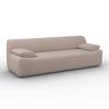 SOFFA SOPHIE - brun/svart, Modern, trä/textil (226/74/89cm) - Bessagi Home