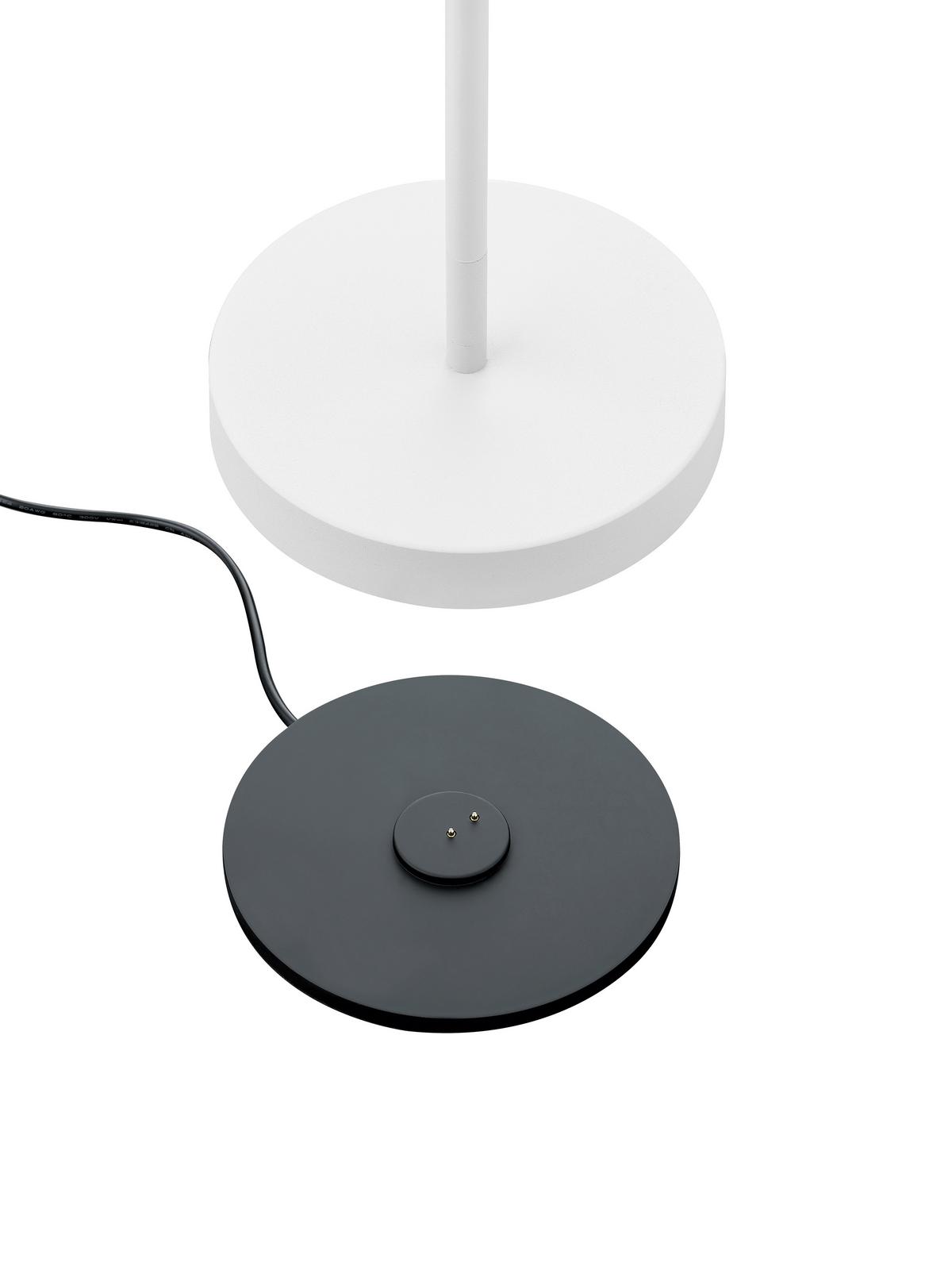 AKUMULATOROWA LAMPA STOJĄCA 60560/1-07 MESH - biały, Konventionell, metal (16/120cm) - Hell