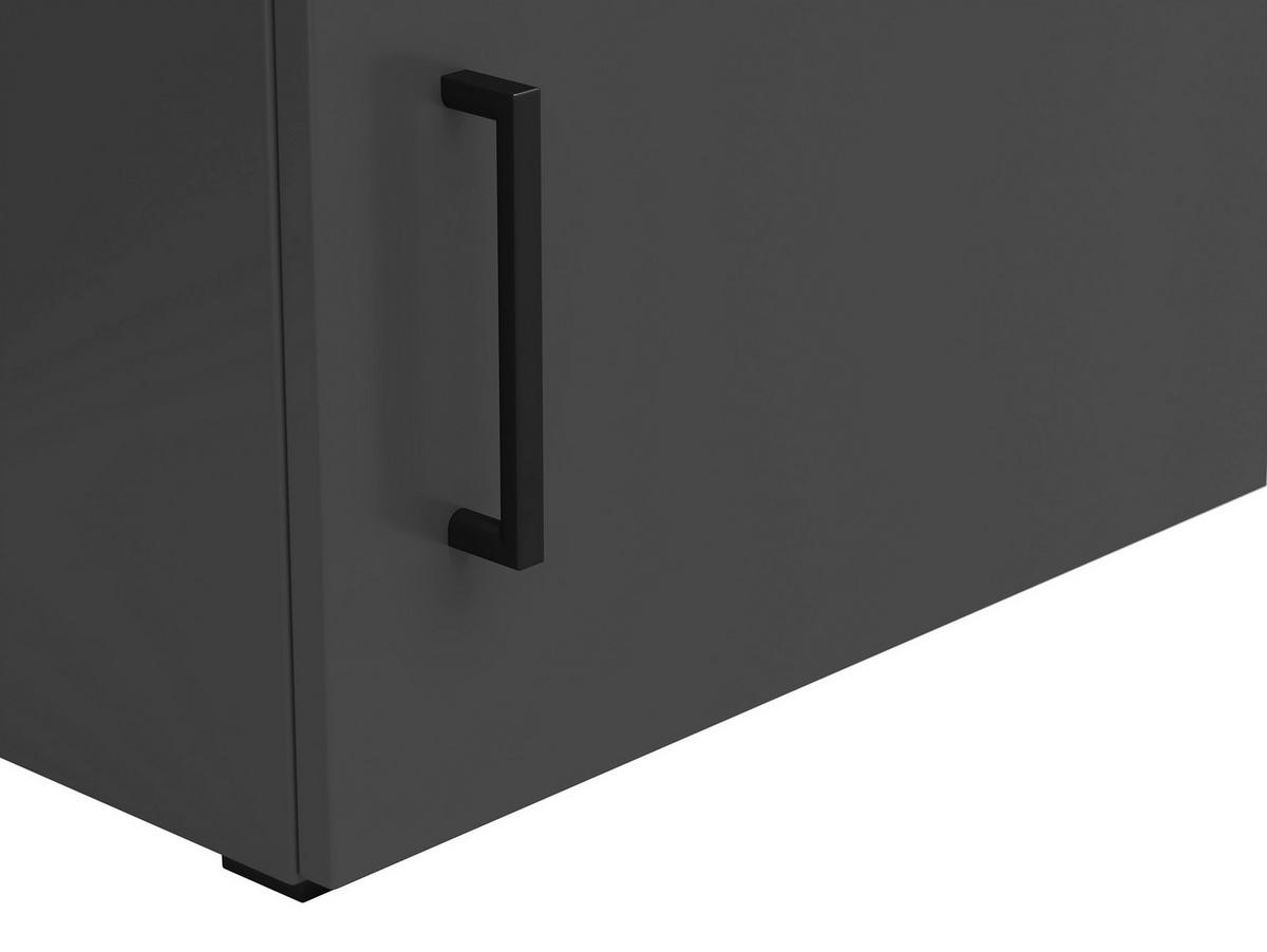 Aufsatzschrank Multistauraum Graphitfarben - Graphitfarben/Schwarz, Modern, Holzwerkstoff/Kunststoff (45/35/40cm) - Premium Living