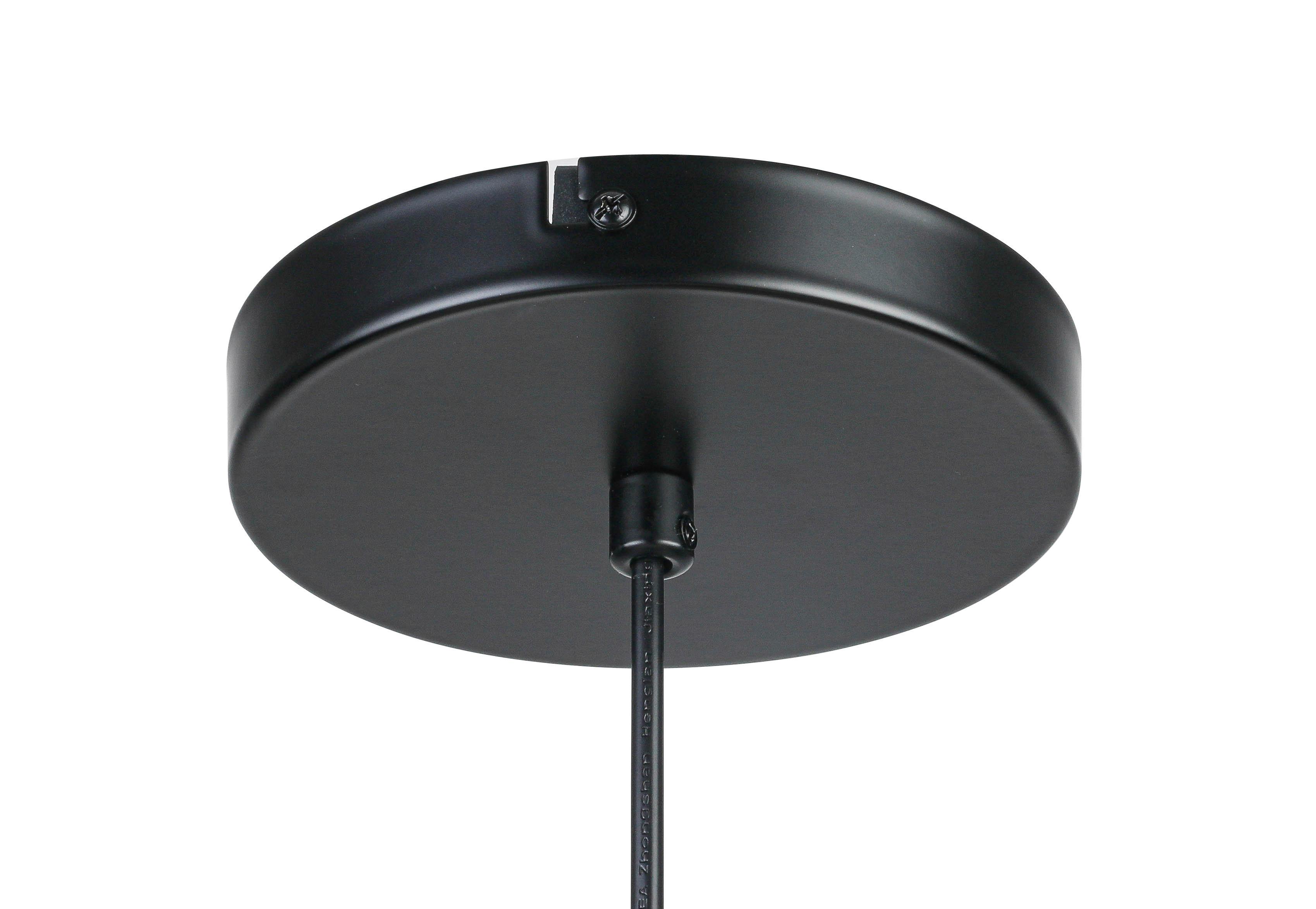 LED-HÄNGLAMPA MIKE - vit/svart, Modern, metall/plast (40/40/130cm) - Mömax