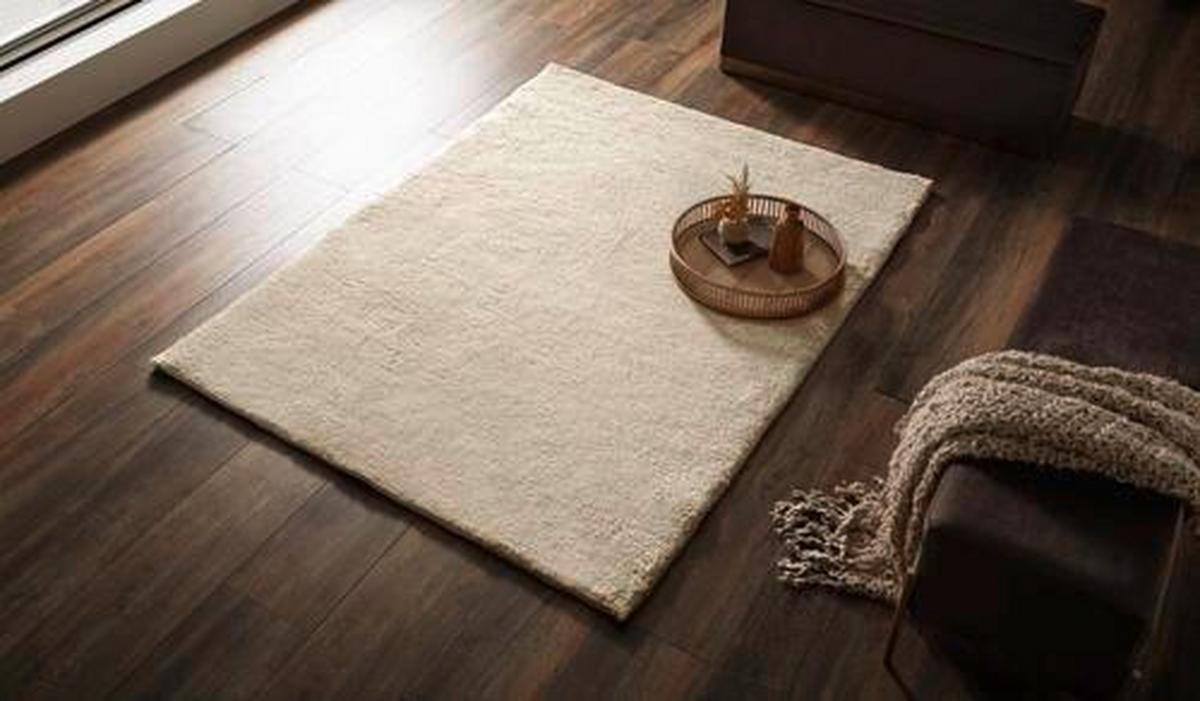 DYWAN BERBERYJSKI SIDI 15/15S UNI - kolor naturalny, Basics, tkanina ( 40/60cm) - Linea Natura