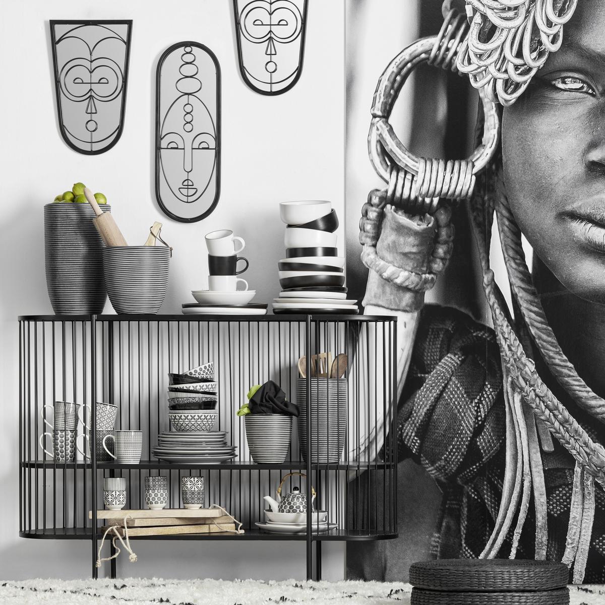 Consolă Tiago - negru, Modern, metal (120/85/33cm) - Modern Living