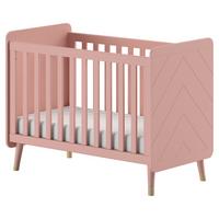 Gitterbett Billy ca. 60x120 cm Terra Rosa - Rosa, MODERN, Holzwerkstoff (60/120cm) - MID.YOU