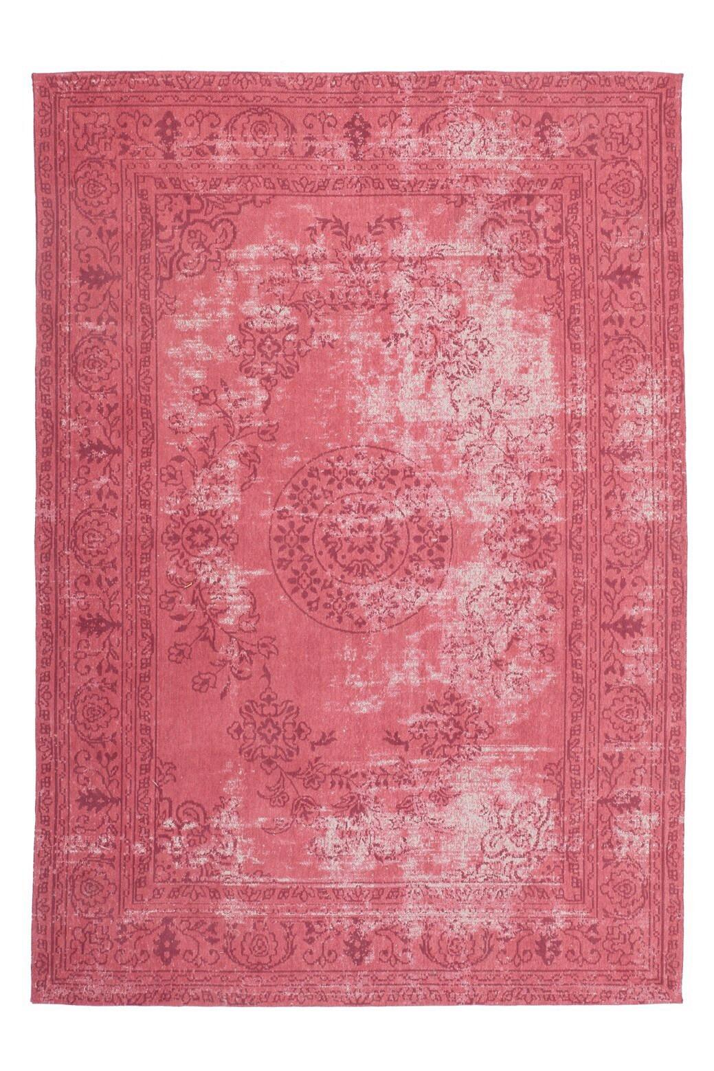 Flachwebeteppich Nostalgia 385 Rot 80cm X 150cm - Rot, Basics, Textil (80/150cm) - Kayoom