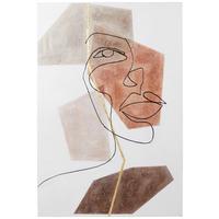 Vászonkép Kb. 80/120cm Acryl - bézs/pink, Romantik / Landhaus, textil/fa (80/120/3,5cm) - Premium Living