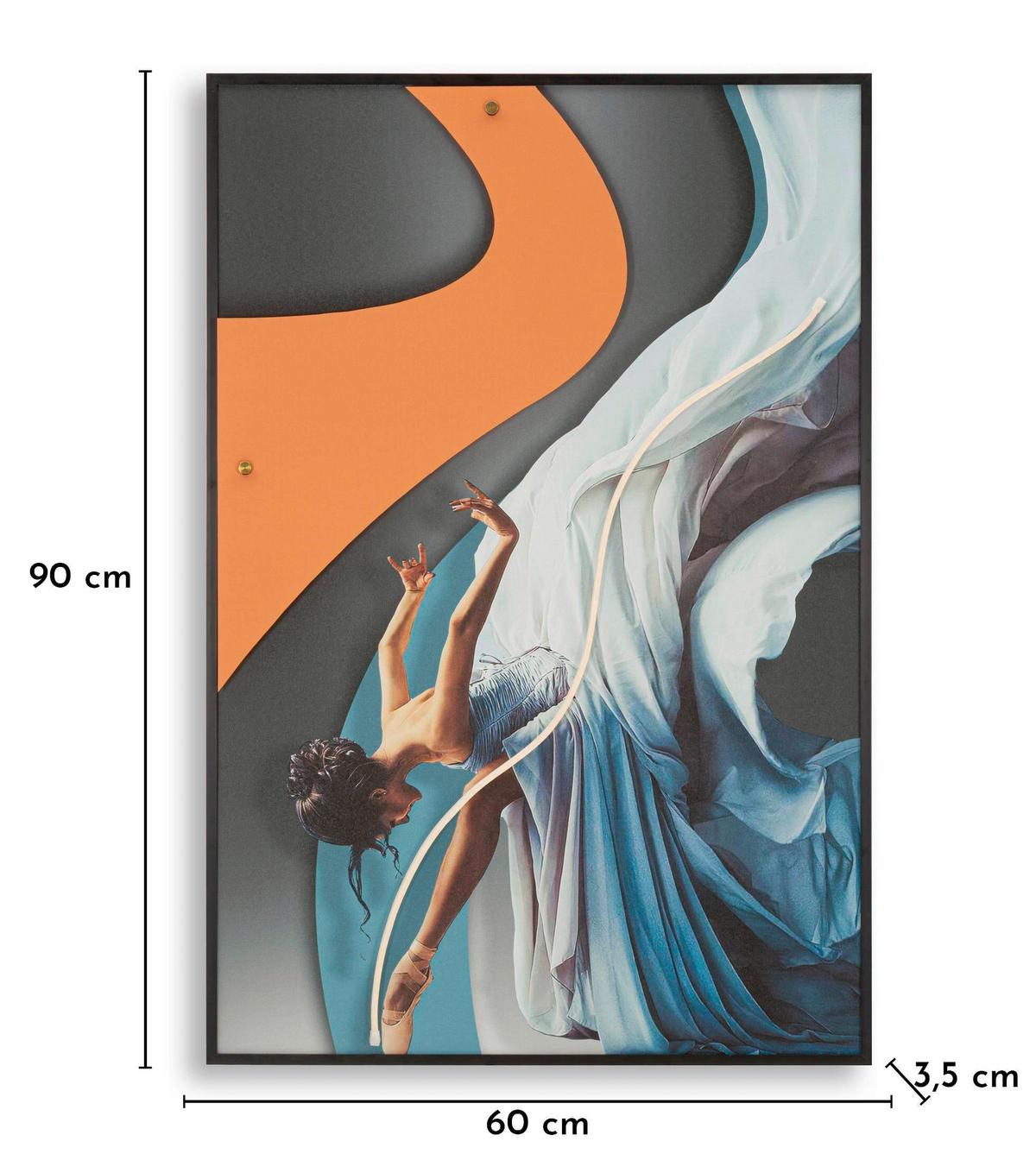 Leinwandbild Multicolor ca. 60x90cm - Basics, Holzwerkstoff/Kunststoff (60/90/3.5cm)