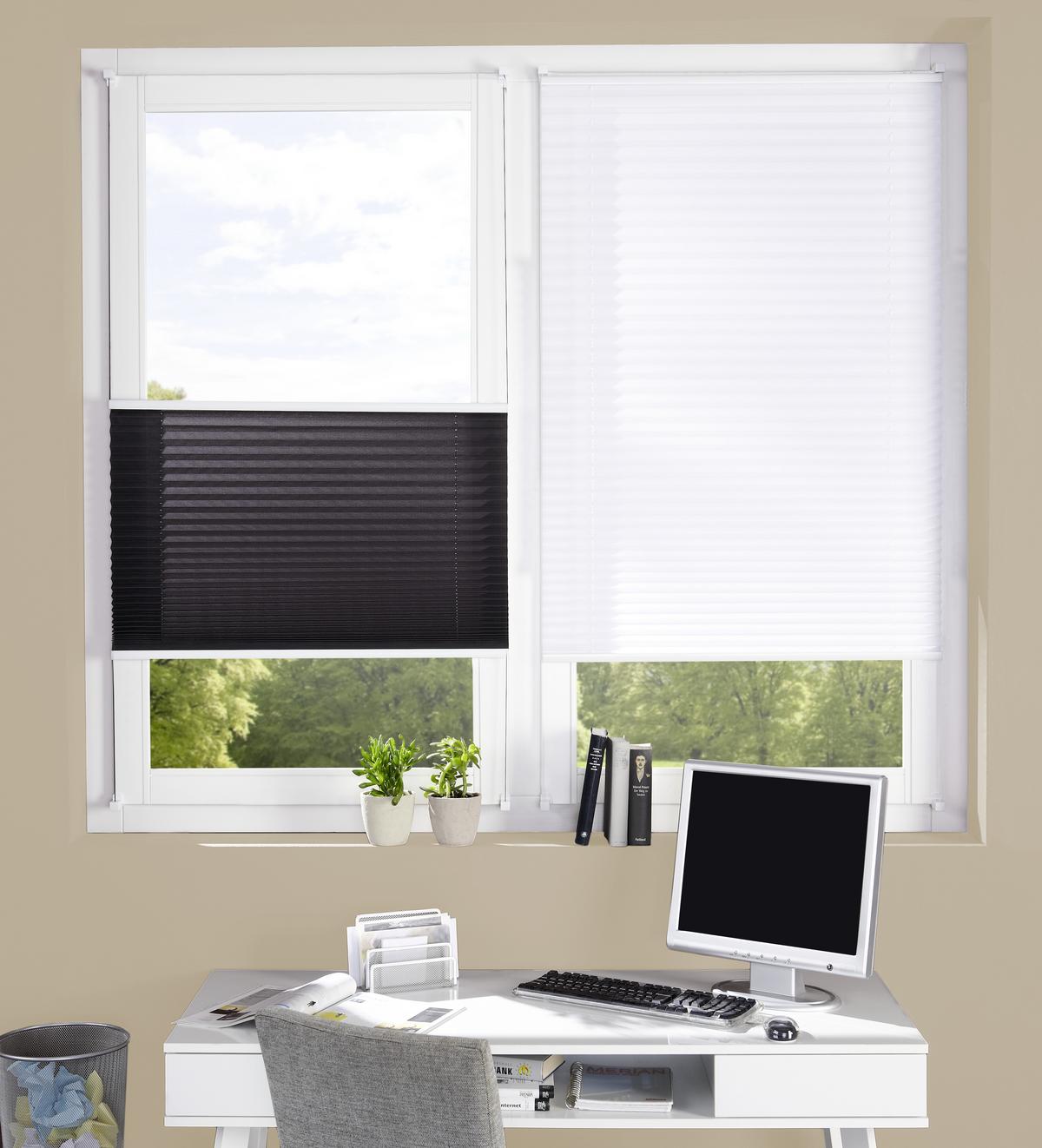 ROLETA PLISOWANA FREE - biały, Basics, tkanina (40/100cm) - Homeware