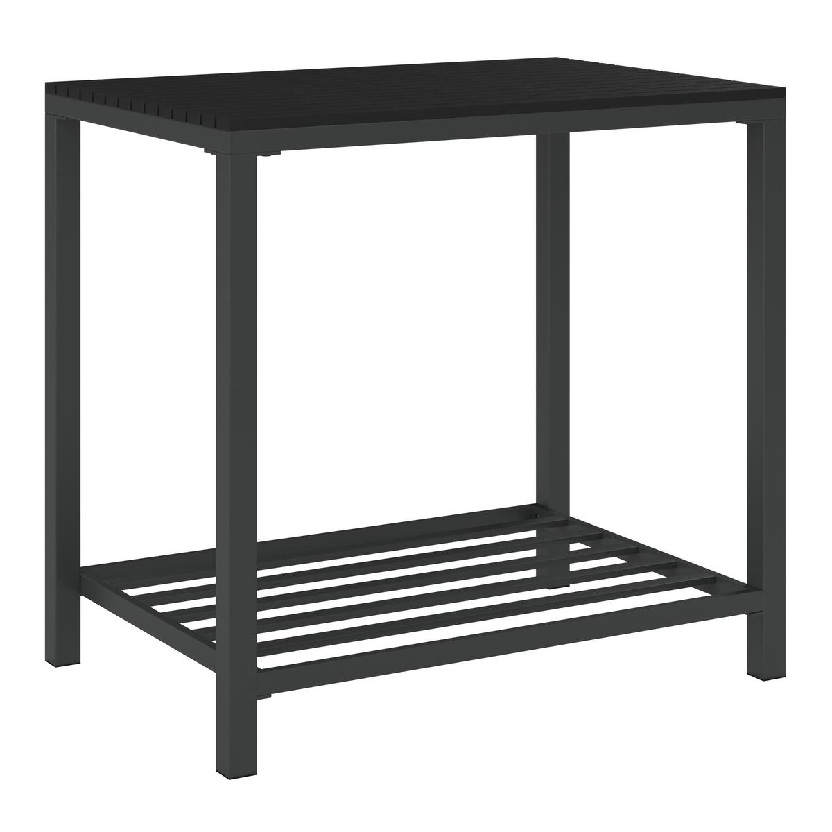 KUCHNIA ZEWNĘTRZNA MILAN - antracytowy, Modern, tworzywo sztuczne/metal (90/84/61,5cm) - Ambia Garden