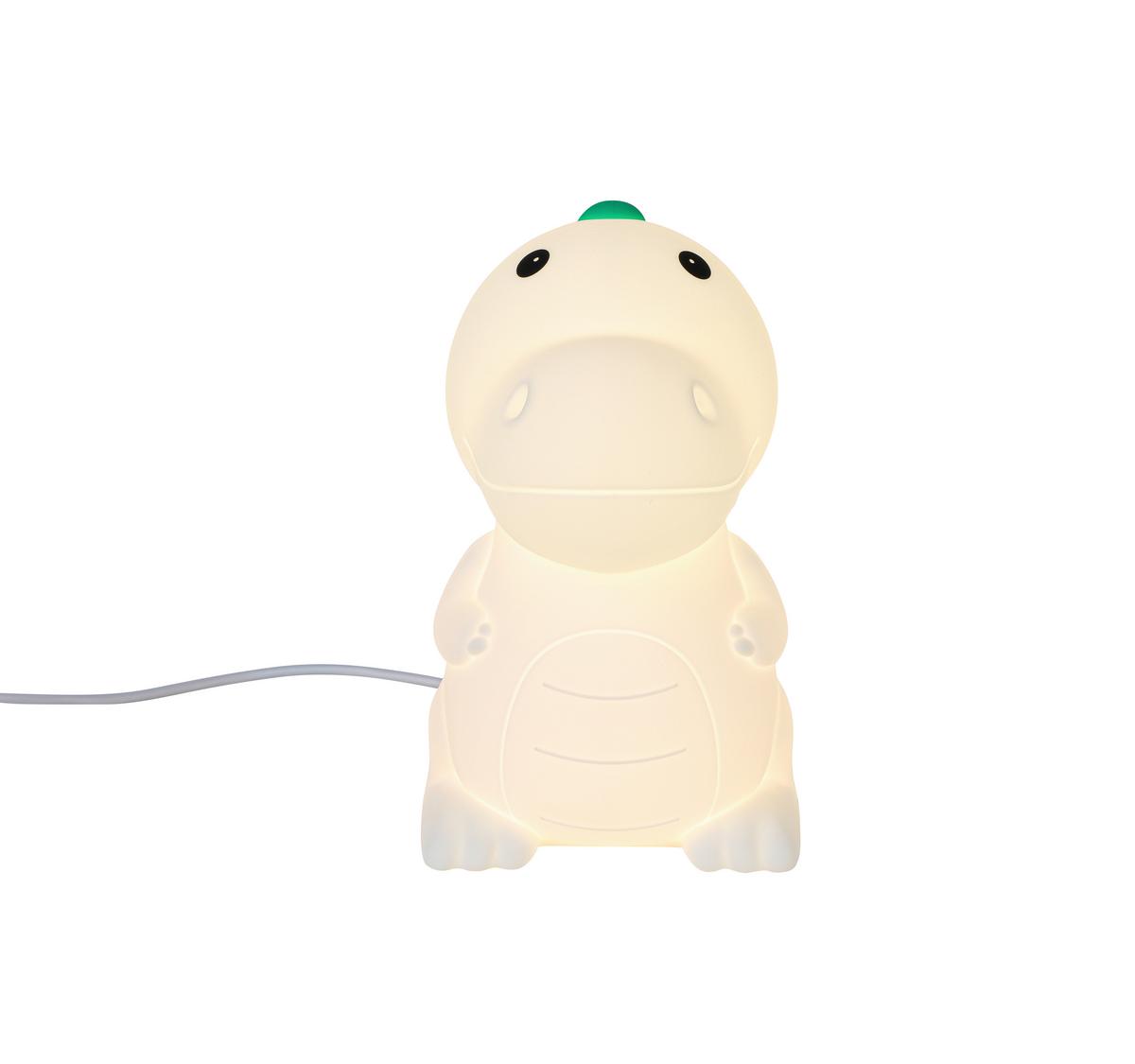 Nočna Lučka Dino - bela, Moderno, umetna masa (8,5/13,8/13,5cm) - Mömax