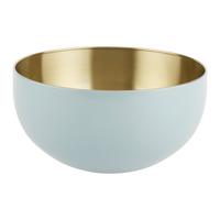 Bol de amestecare 1900 ml Betty - albastru/șampanie, Modern, metal (19,2/9,5cm) - Mömax
