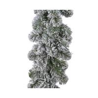 GIRLANDA CHOINKOWA 9683175 - 680468 - zielony, Basics, tworzywo sztuczne/metal (25/270cm) - X-Mas