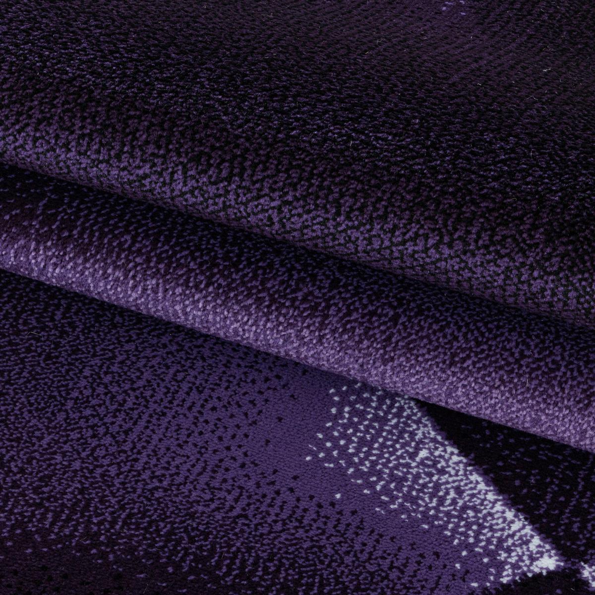 Webteppich Costa Lila ca. 80x250cm - Lila, Design, Textil (80/250cm)