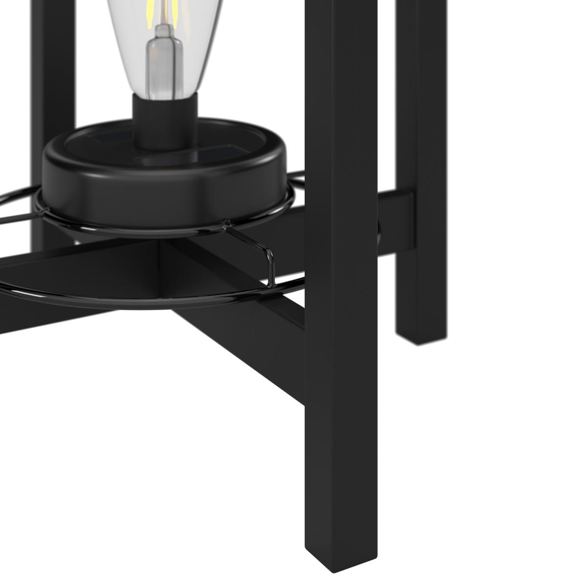 LAMPA SOLARNA KYRA - czarny, Modern, tworzywo sztuczne/metal (28/47/28cm) - Bessagi Garden