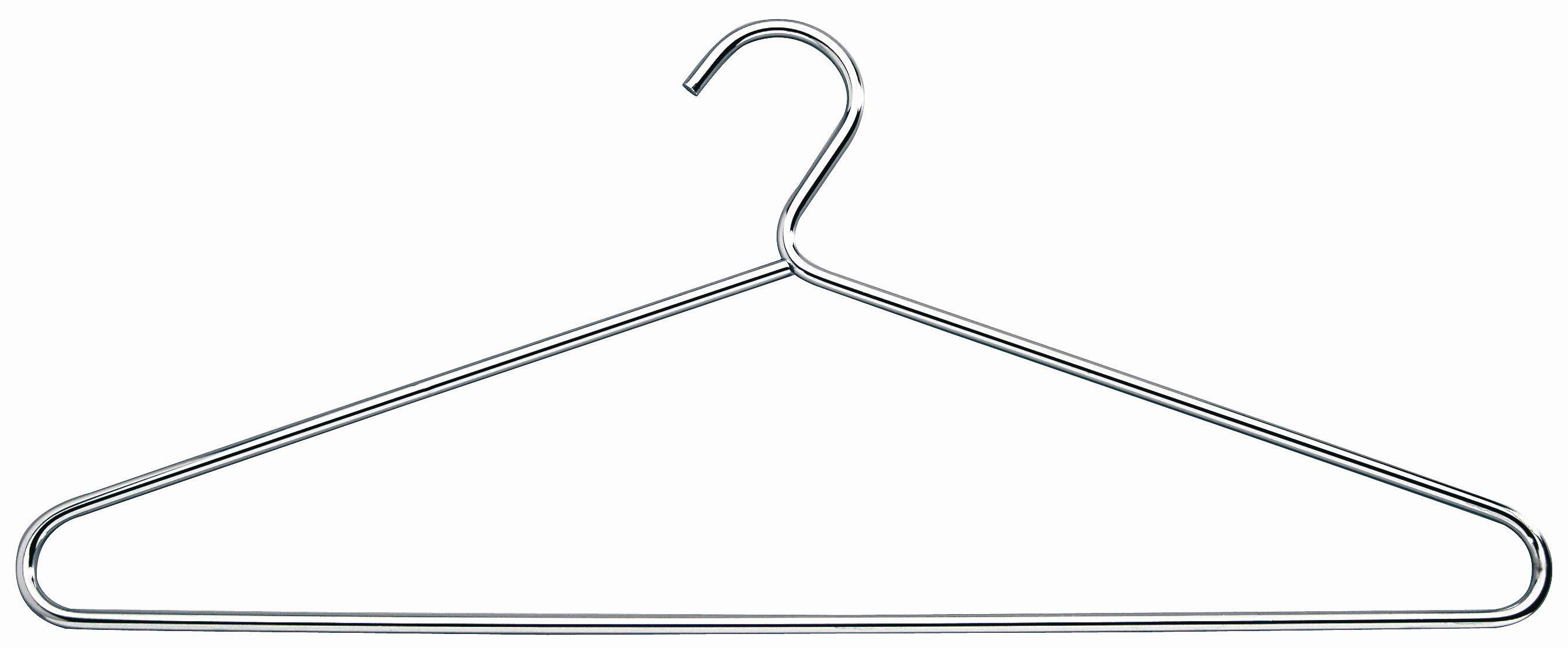 WIESZAK NA UBRANIA BRUNNI-5 - kolor chromowy, Design, metal (42/18cm) - Boxxx