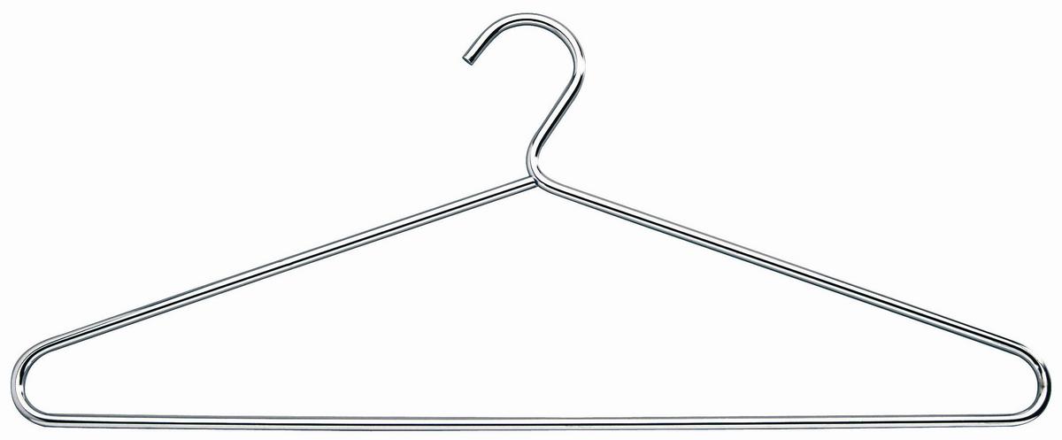 WIESZAK NA UBRANIA BRUNNI-5 - kolor chromowy, Design, metal (42/18cm) - Boxxx