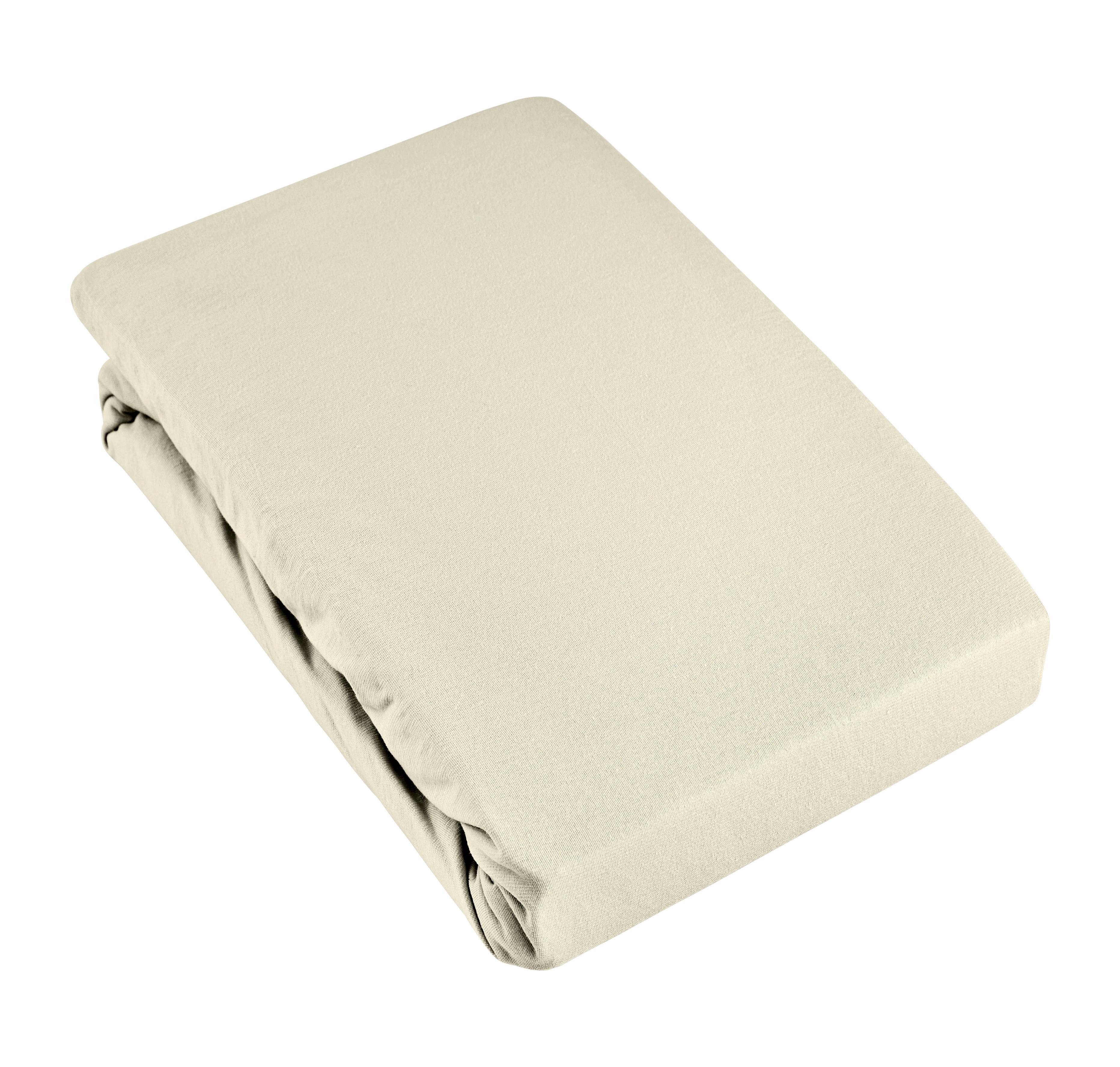 Spannleintuch Basic Salbeigrün ca. 140-160x200cm - Salbeigrün, MODERN, Textil (140/200cm) - Modern Living