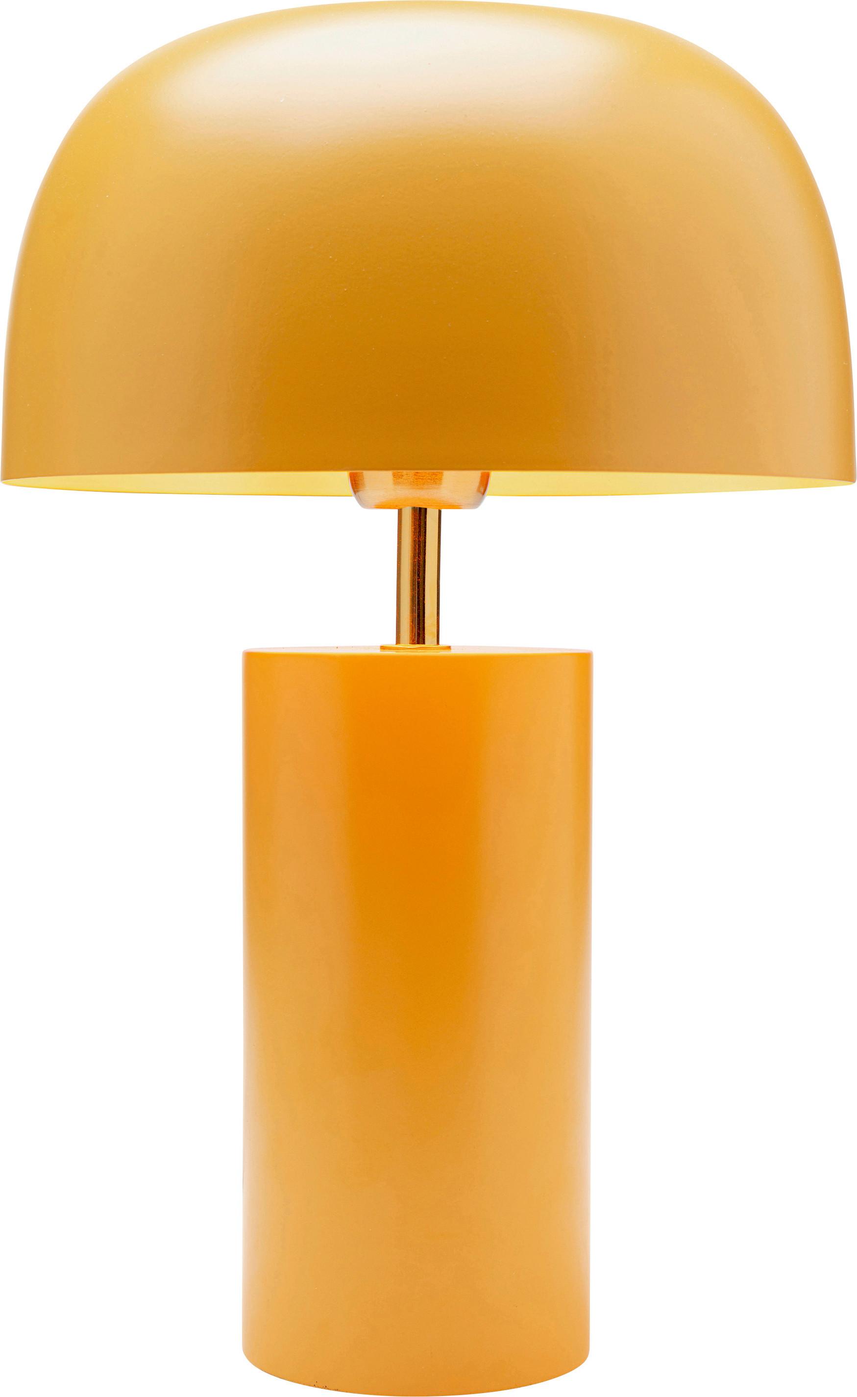 LAMPA STOŁOWA LOUNGY - żółty, Design, metal (25/38/25cm) - Kare-Design