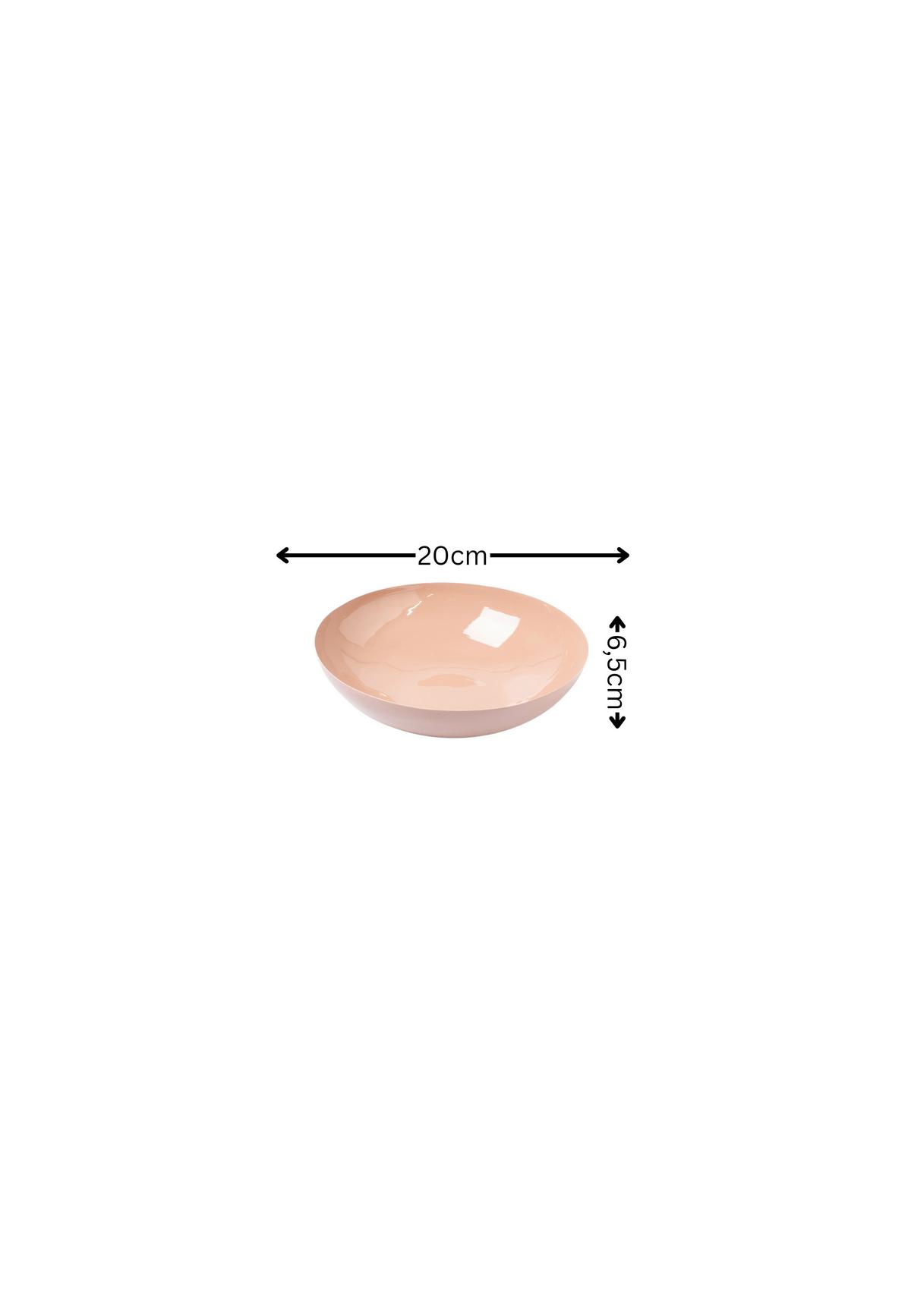 Schale Naledi Metal Bowl Hellrosa - Hellrosa, Basics, Metall (20/6,5cm) - FYNCH-HATTON
