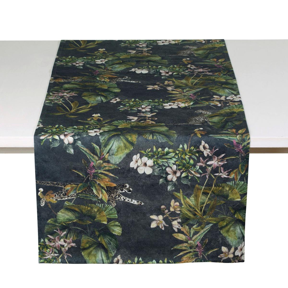 BIEŻNIK IMPERIAL - antracytowy, Basics, tkanina (50/70cm) - Pichler