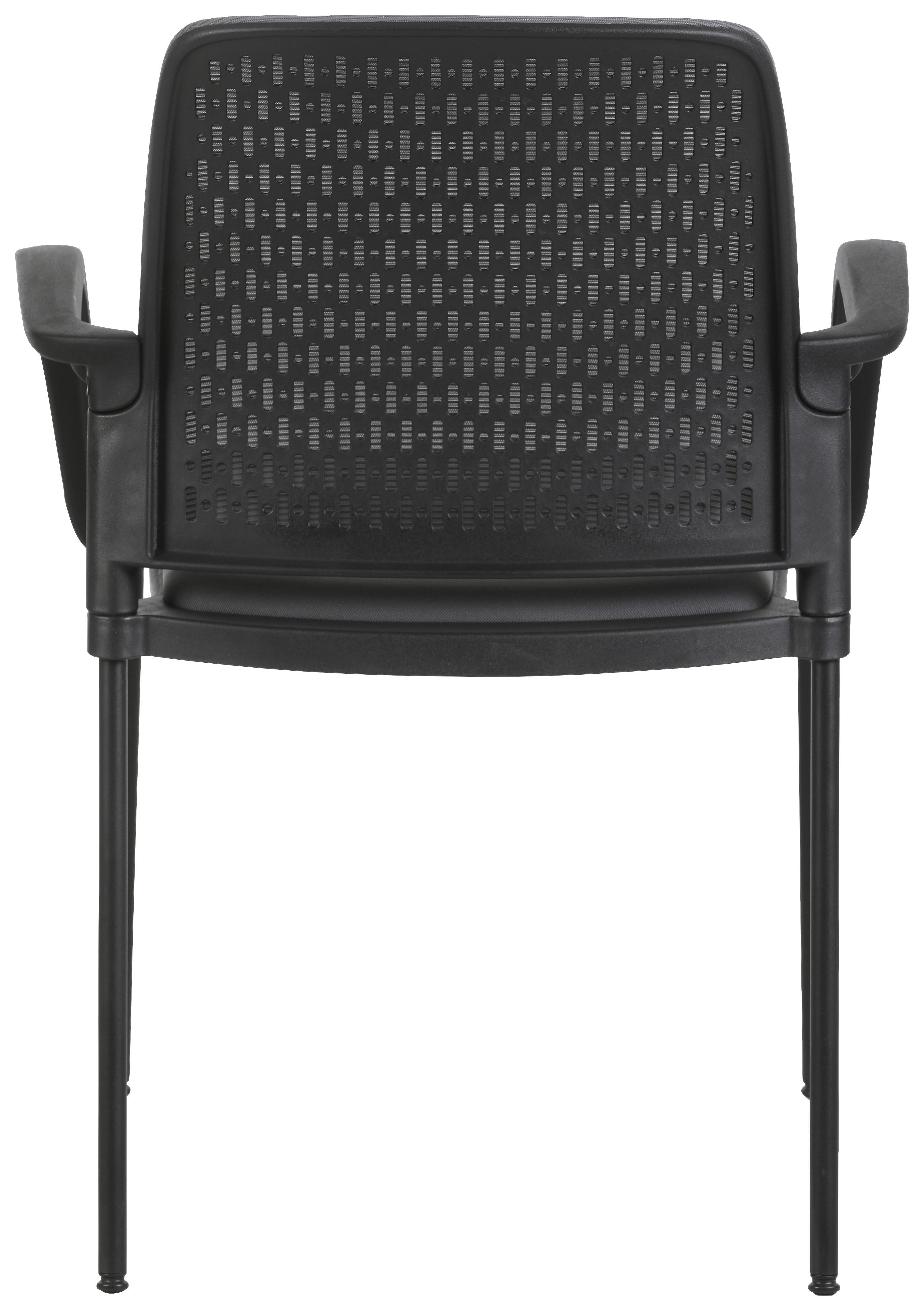 Konferenčni Stol Pisa, Siva - siva/črna, Moderno, kovina/umetna masa (60/85/55cm)
