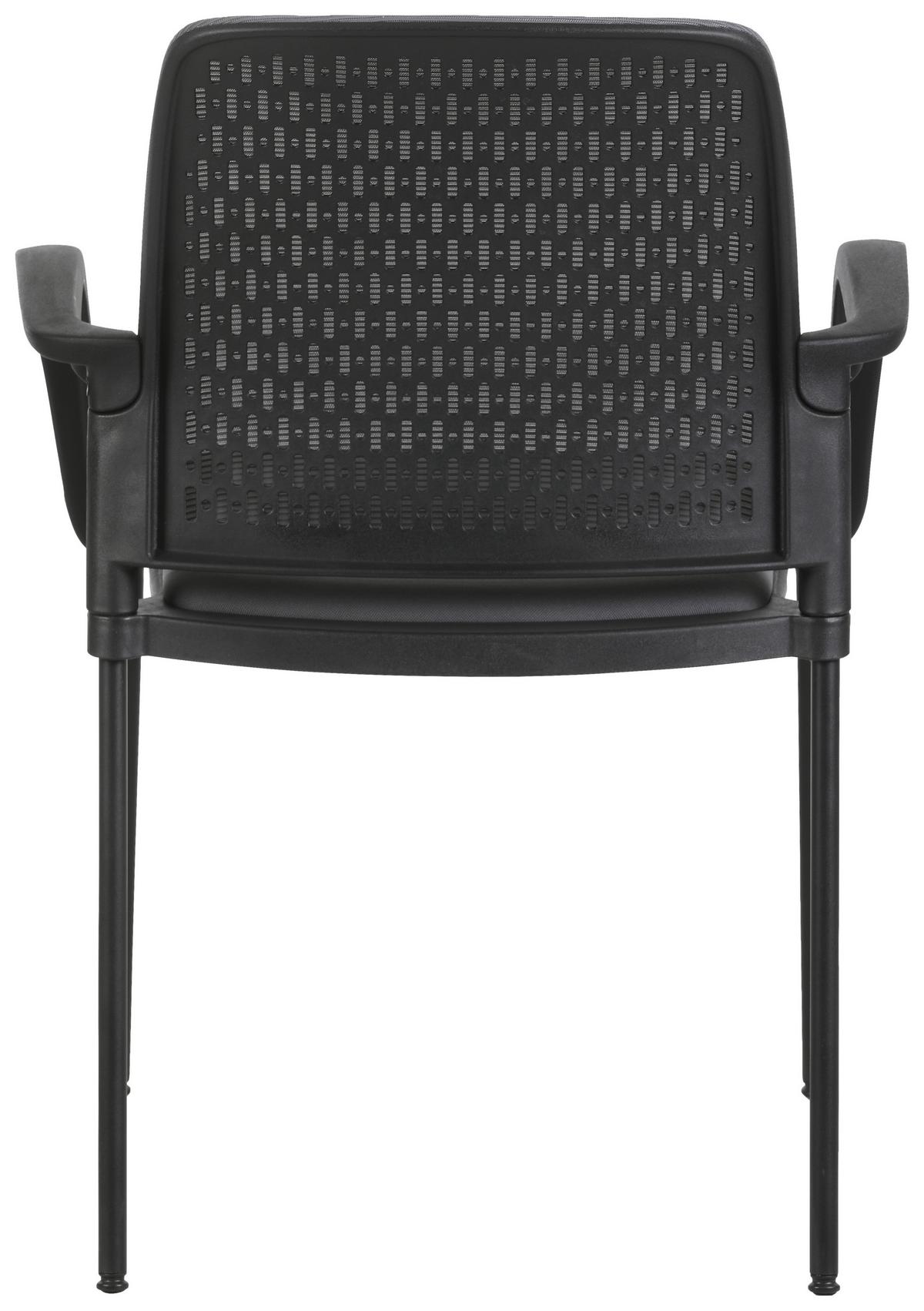 Konferenčni Stol Pisa, Siva - siva/črna, Moderno, kovina/umetna masa (60/85/55cm)