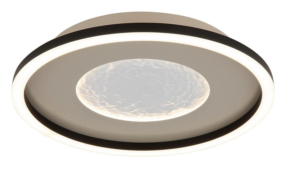 Plafonieră cu LED Wiley - alb/străveziu, Basics, plastic/metal (33/5,7cm) - Globo