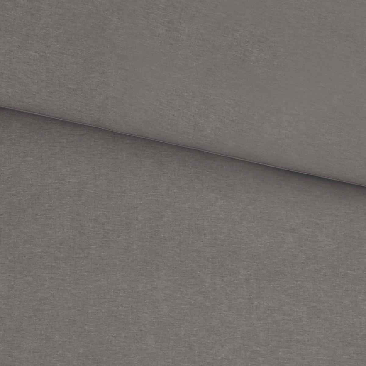 POŚCIEL FLANELL UNI - kolor srebrny, Basics, tkanina (135/200cm) - Novel