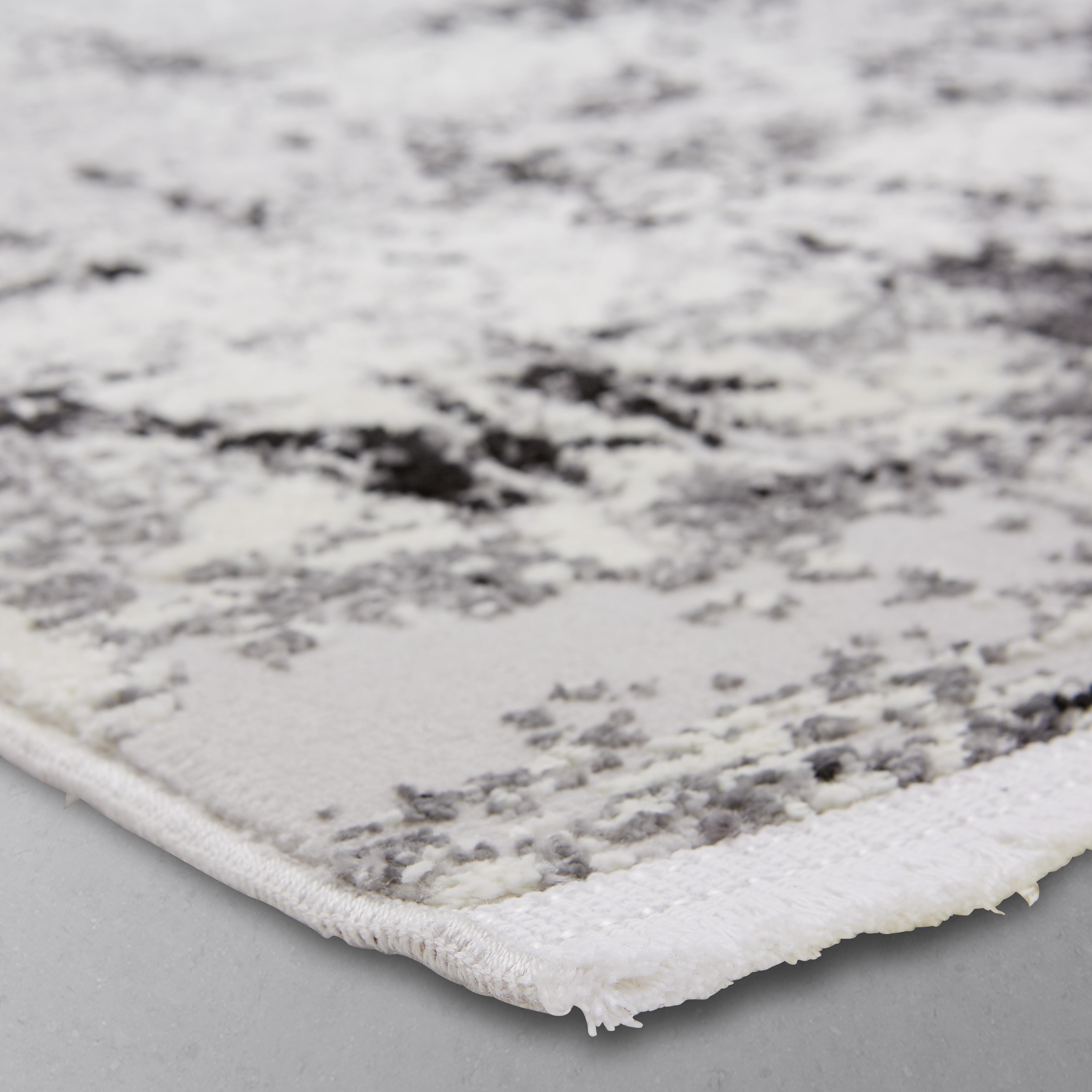 Webteppich Malik 2 in Anthrazit/Schwarz ca.120x170cm - Anthrazit/Schwarz, MODERN, Textil (120/170cm) - Mömax