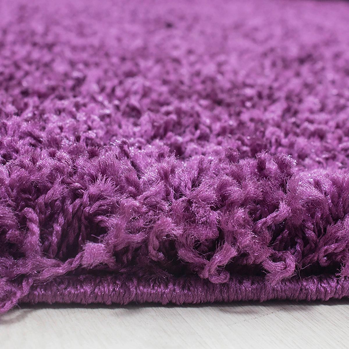 Hochflorteppich Dream Lila ca. 60x110cm - Lila, KONVENTIONELL, Textil (60/110cm) - Novel
