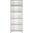 Regal Weiß mit 5 Fächer - Weiß, MODERN, Holzwerkstoff (60/175/24cm) - Mömax modern living