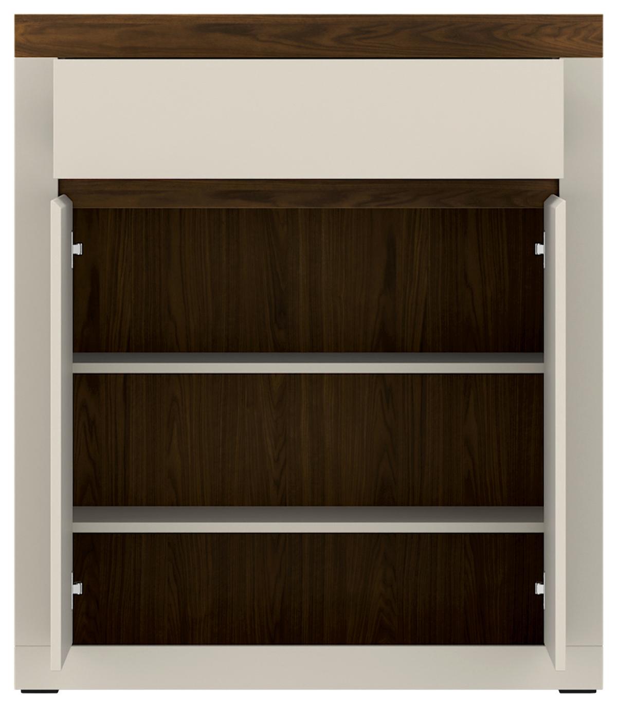 Comodă Salo - cașmir/culoare lemn de nuc, Modern, material pe bază de lemn (94,2/109/36,6cm) - Modern Living