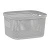 Coșuleț pentru depozitare Stine - M - gri, Modern, plastic (27/21,5/15cm)