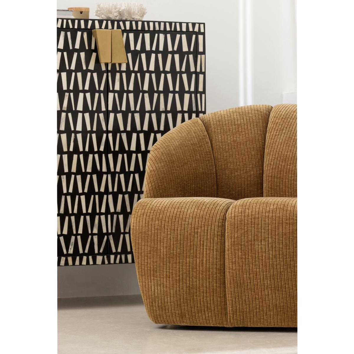 Sessel Mojo Honig B: 68cm - Honig, Design, Kunststoff/Textil (68/75/77cm) - Livetastic