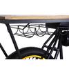 BARTAFEL CRUISER SLOW RIDE - Zwart/Goudkleuren, Lifestyle, Hout/Metaal (187/44/83cm) - Premium Living