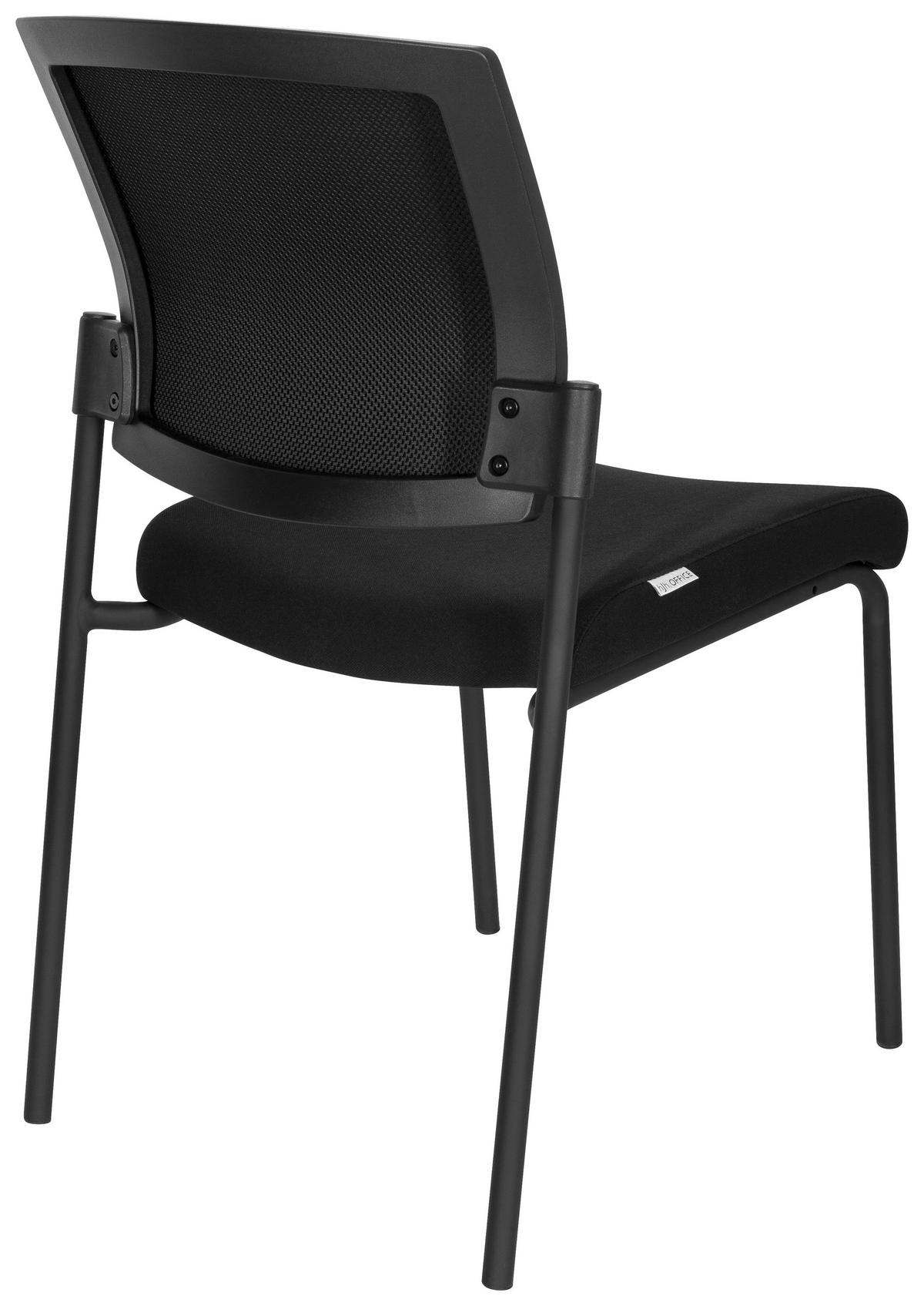 Konferenčni Stol K9 V Pro, Črna - črna, Moderno, kovina/tekstil (48/90/58cm) - MID.YOU