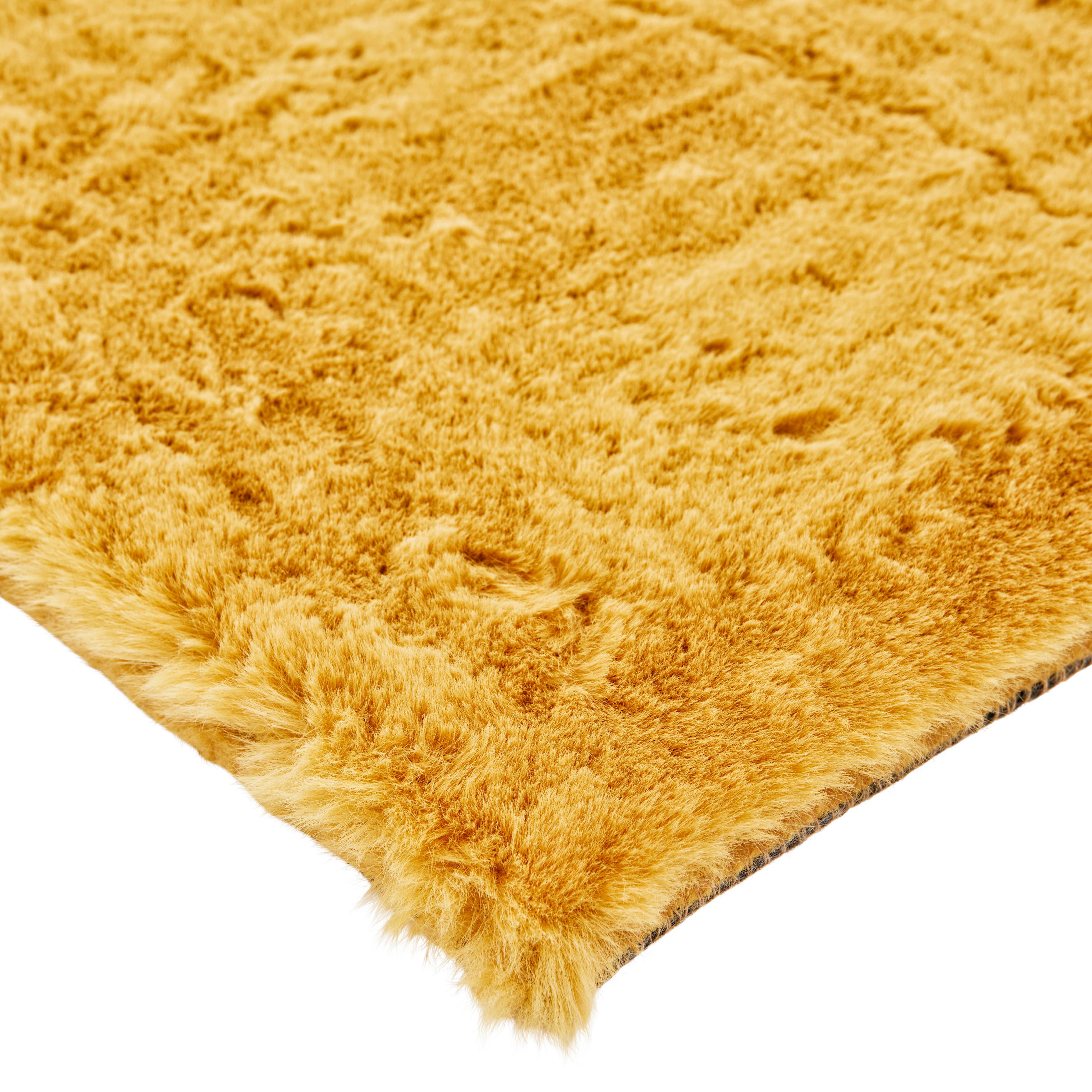KONSTFÄLL CAROLINE 2 -TOP- - currygul (120/160cm) - Mömax