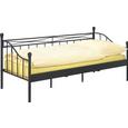Kovinska postelja 90x200 cm Toskana - črna, Romantika, kovina (207/92/98cm) - Zandiara Kovinska postelja 90x200 cm Toskana - črna, Romantika, kovina (207/92/98cm) - Zandiara