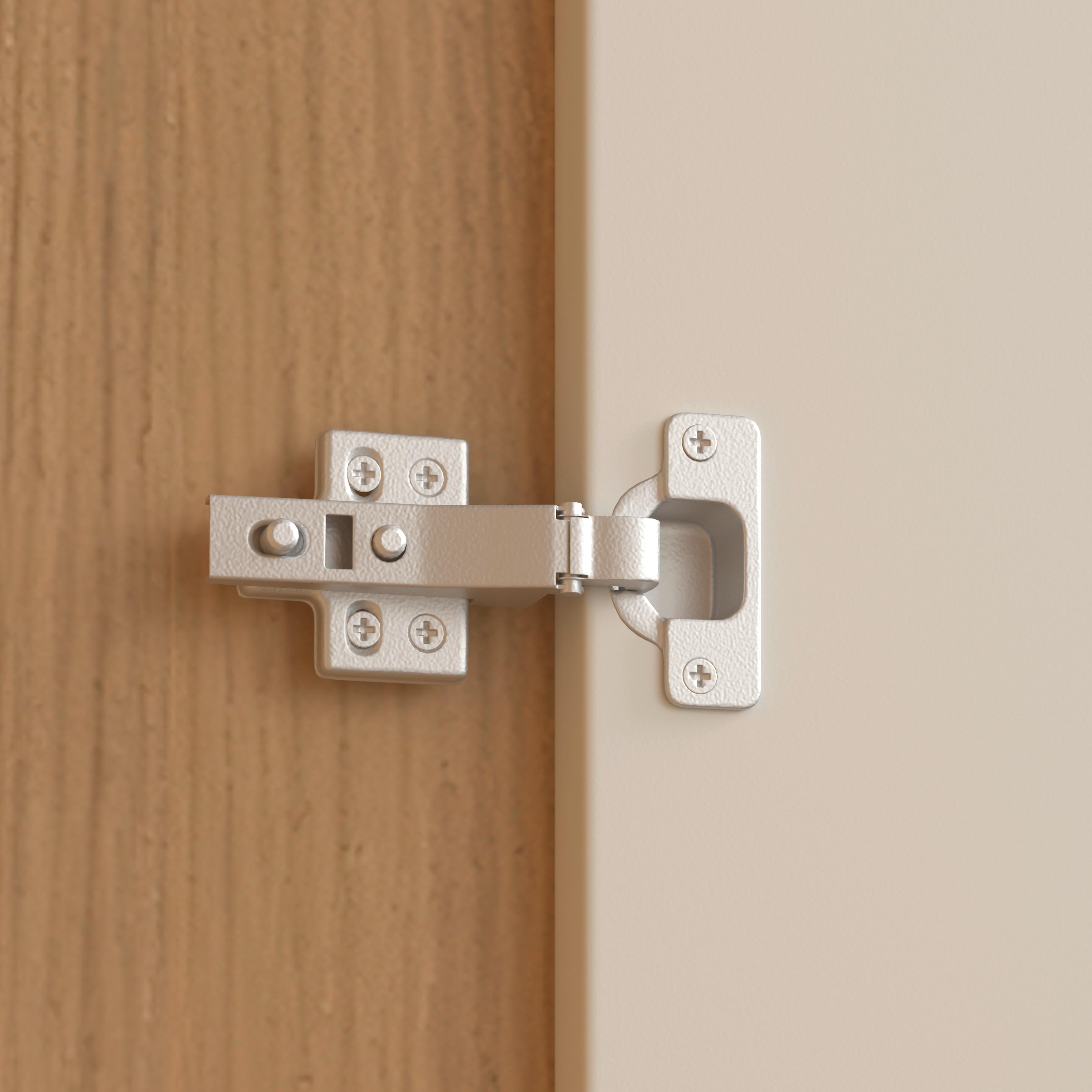 GARDEROB MARLO - vit/ekfärgad, Modern, trämaterial/trä (100/223/60cm) - Bessagi Home