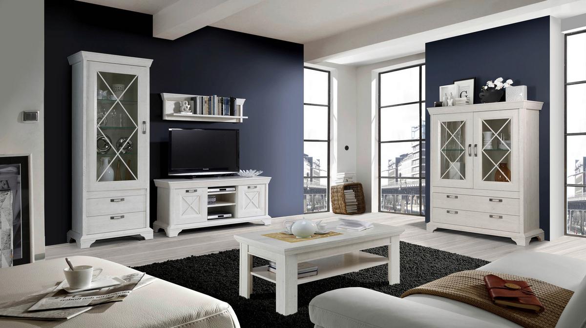 Stolić Kashmir - bijela, Konvencionalno, drvni materijal (120/45/60cm) - Premium Living