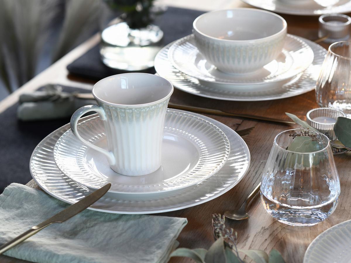 Kombinirani Servis Celadon Beige, 16-Delni - krem barve/biserna, Basics, keramika - Creatable
