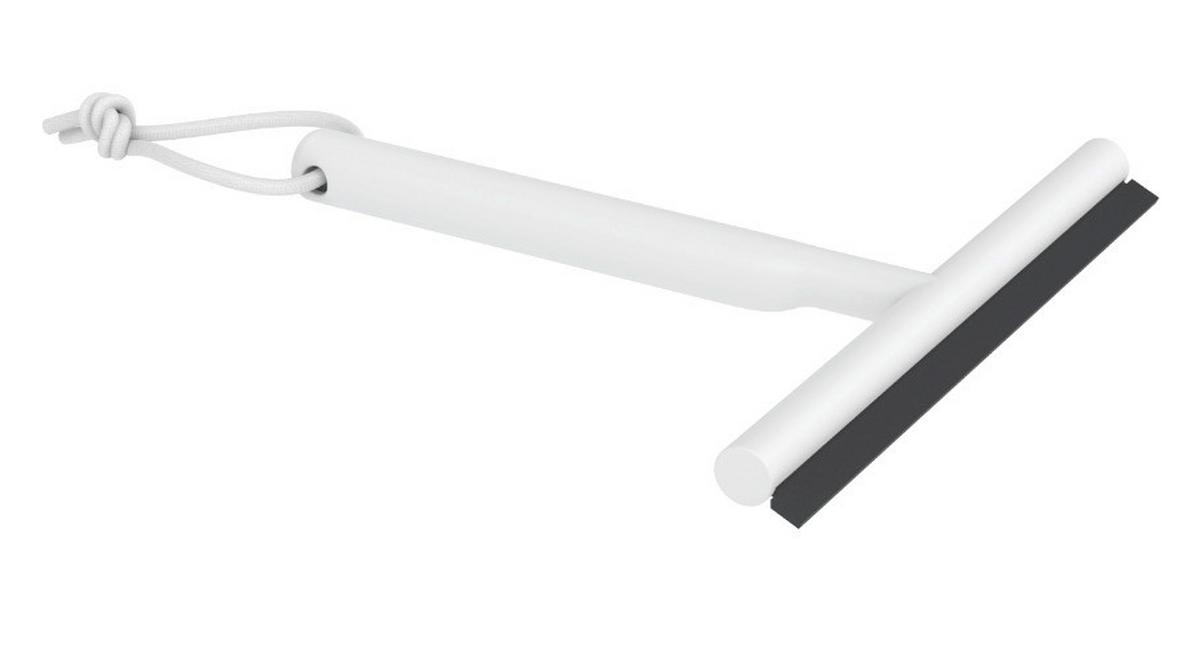 Racletă pentru duș NAIME - alb, Modern, plastic (19,9/27/2cm) - Mömax