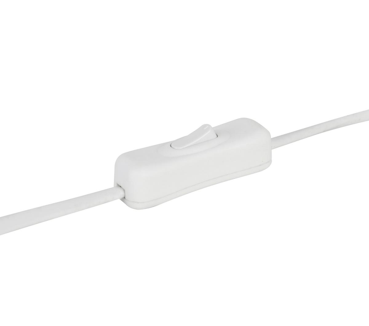 Tischleuchte Jotog in Weiß max. 25 Watt - Eichefarben/Weiß, MODERN, Holz/Kunststoff (16,5/31,5cm) - Mömax