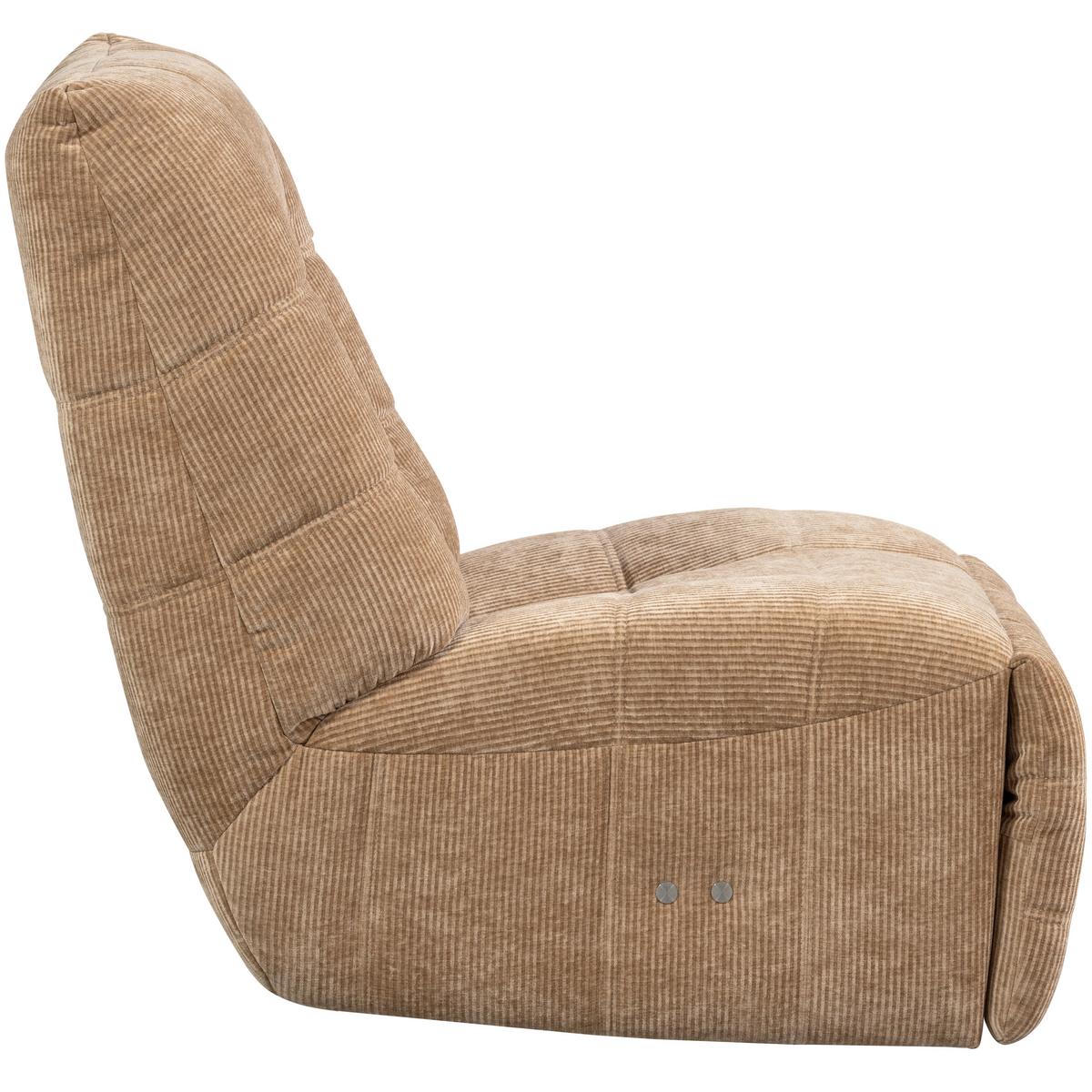 RELAXSESSEL Hein Hellbraun B: 98cm - Hellbraun, Design, Textil (98/94/83cm) - Livetastic