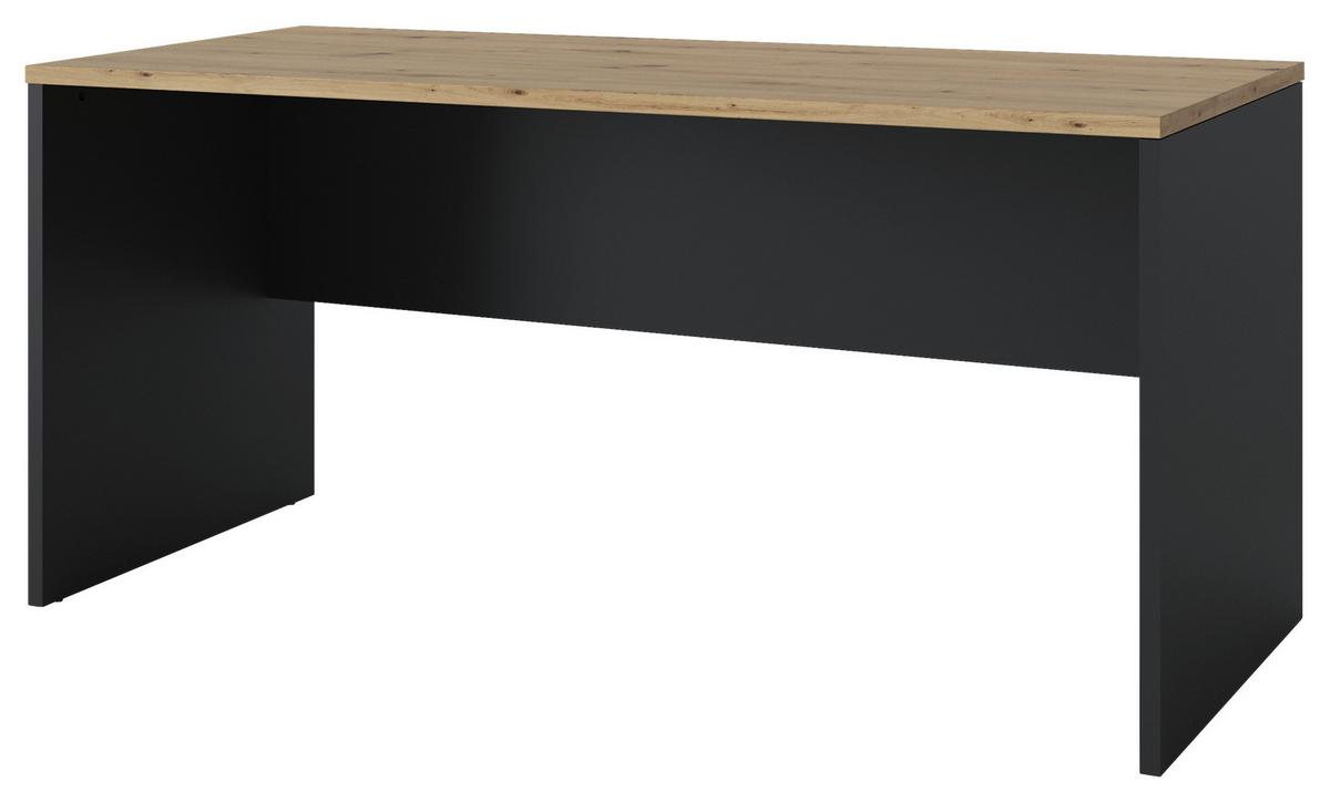 Pisalna Miza Turino, Antracit, Barva Hrasta - antracit/hrast artisan, Trend, leseni material (160/75,5/70cm)