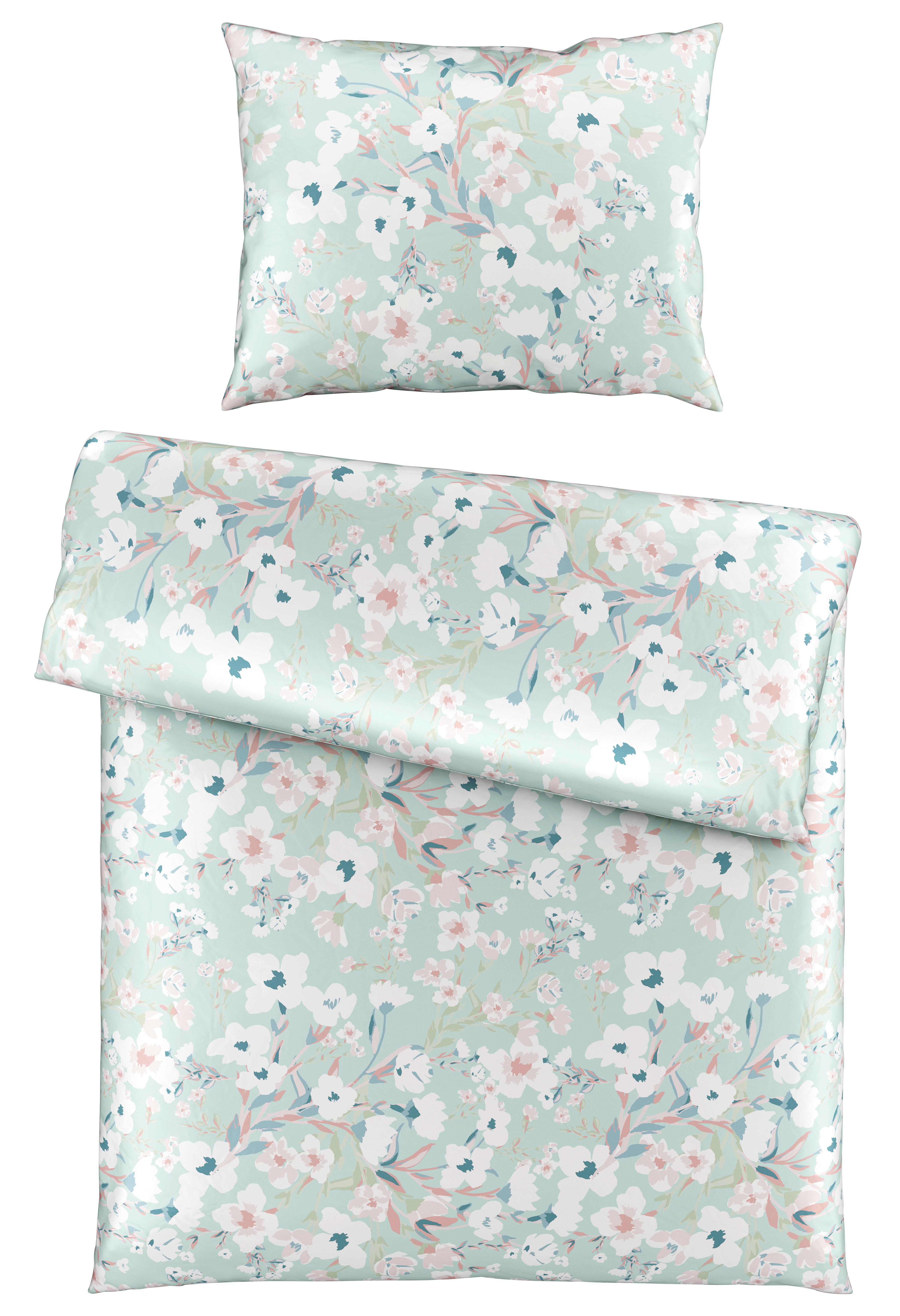 Ágyneműhuzat-garnitúra Ute - kék, Romantik / Landhaus, textil (140/200cm) - Modern Living