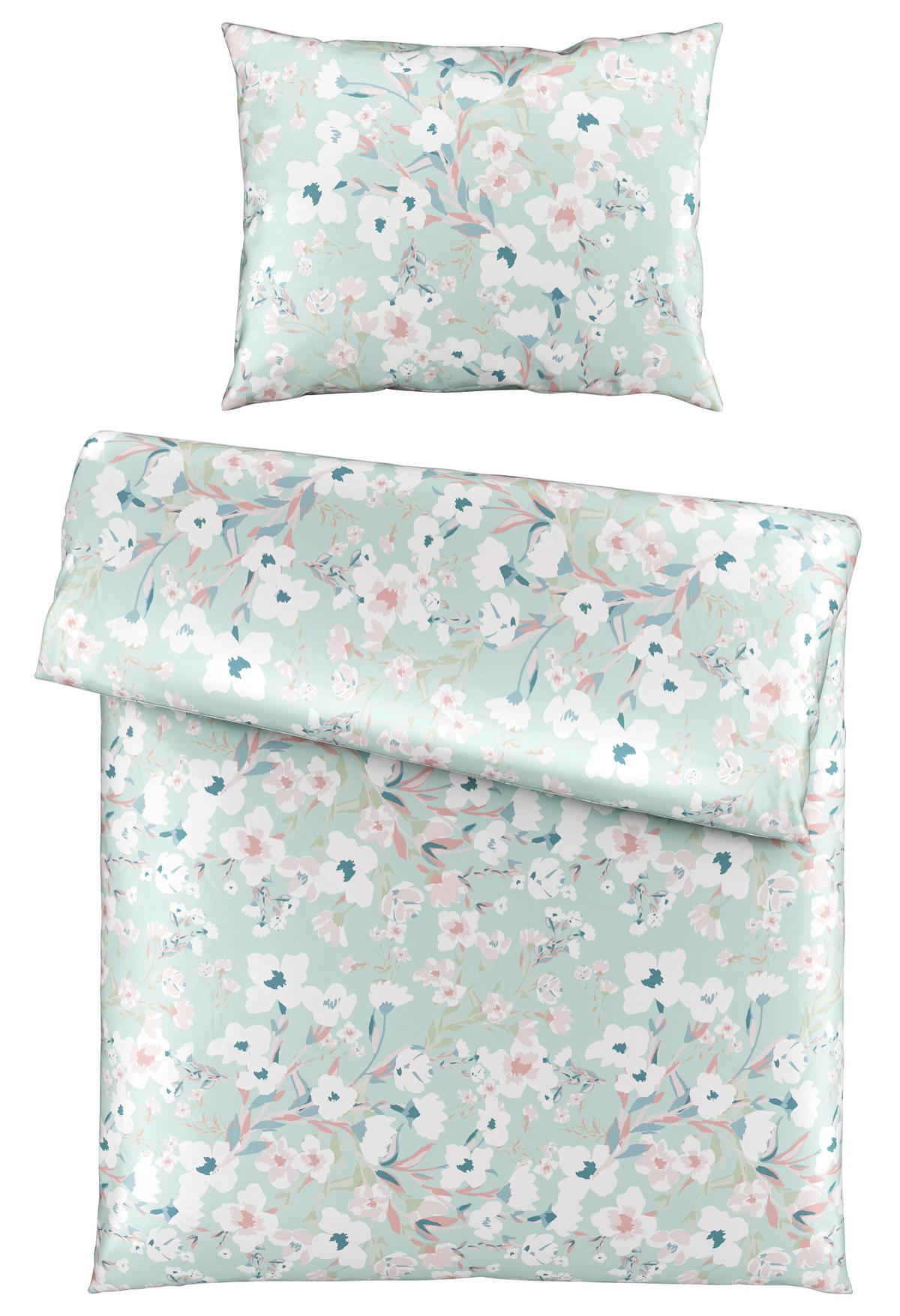 Ágyneműhuzat-garnitúra Ute - kék, Romantik / Landhaus, textil (140/200cm) - Modern Living