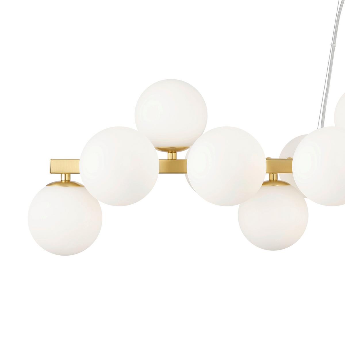 Pendelleuchte Dallas Messingfarben max. 28 Watt - Messingfarben, Trend, Glas/Metall (23,8/22,8/123,5cm) - MAYTONI