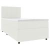 Boxbett Odin Creme ca. 90x200cm - Creme/Schwarz, KONVENTIONELL, Kunststoff/Textil (90/200cm) - Based