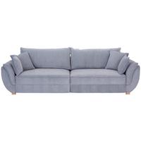 Velika Zofa Guarda, Svetlo Siva, Ležišče - naravne barve/svetlo siva, Moderno, tekstil/les (301/92/114cm) - Premium Living