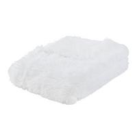 ODEJA FLUFFY - bela, Romantika, tekstil (130/180cm) - Nabo